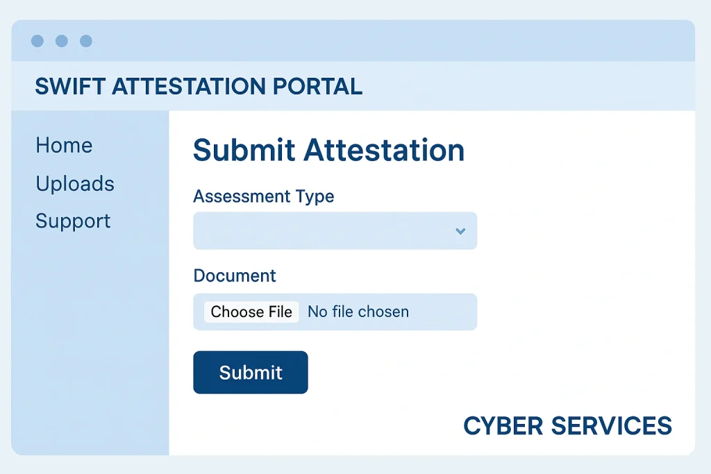 Portal nop chung nhan SWIFT Cyber Services