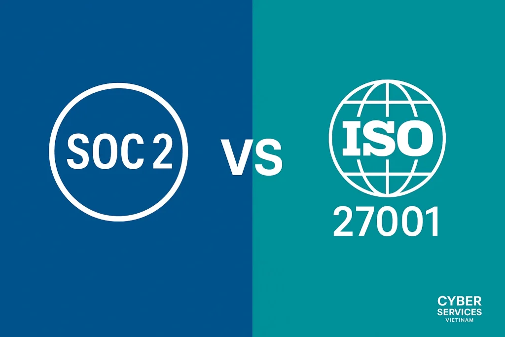 So sanh SOC2 va ISO27001 Cyber Services Viet Nam
