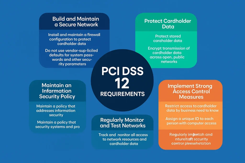 infographic 6 nhom 12 yeu cau PCI DSS