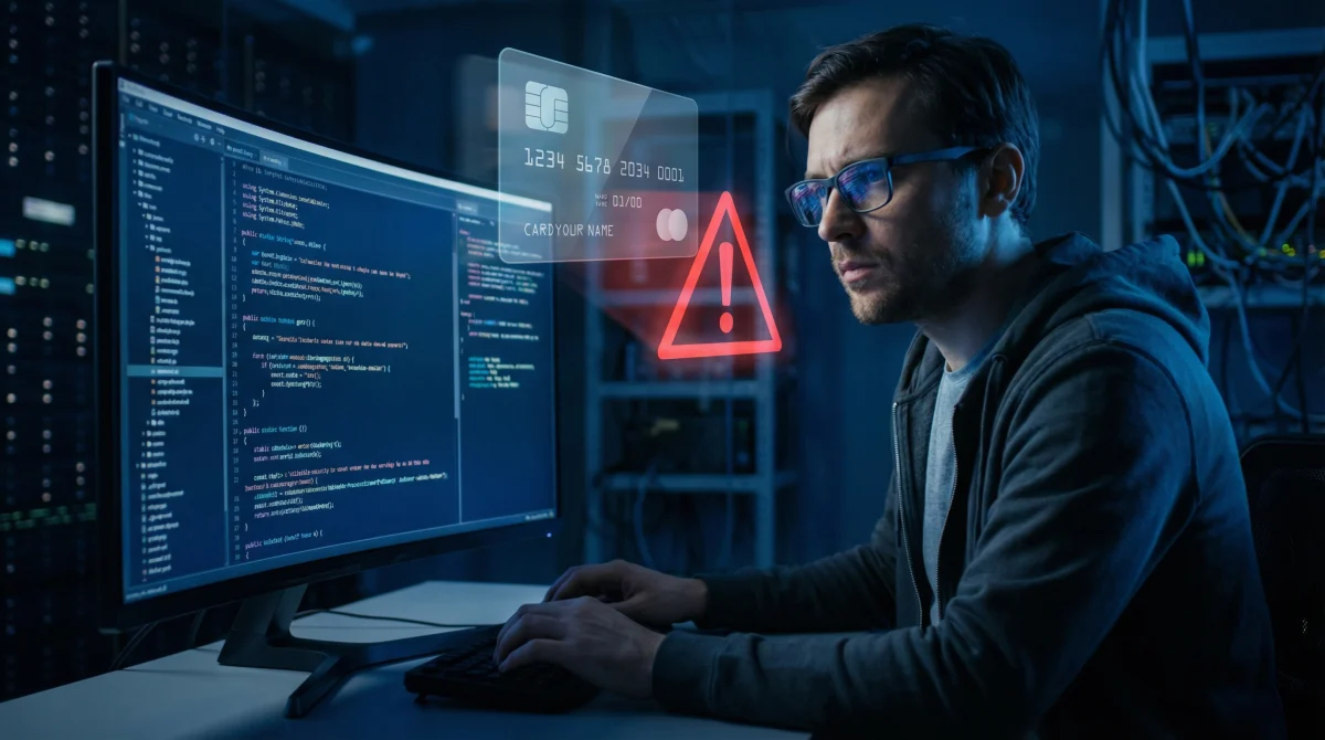 Chuyên gia IT tập trung cao độ phân tích mã nguồn, cảnh giác trước các mối đe dọa an ninh mạng tiềm ẩn.
