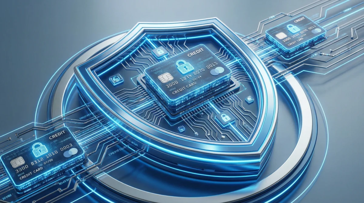 Dữ liệu của bạn được bảo vệ bởi lá chắn kỹ thuật số vững chắc, đảm bảo an toàn tuyệt đối cho mọi giao dịch thẻ tín dụng.