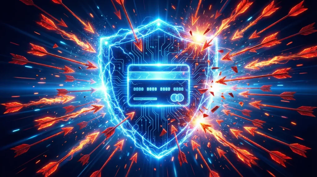 Lá chắn kỹ thuật số vững chắc bảo vệ thẻ tín dụng khỏi những mối đe dọa tiềm ẩn, khẳng định sự an toàn trước nguy cơ.