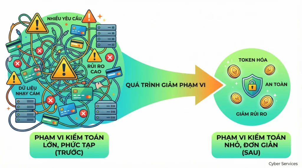 Giảm thiểu phạm vi kiểm toán PCI DSS: Từ phức tạp đến đơn giản, đảm bảo an toàn dữ liệu hiệu quả.
Cyber Services