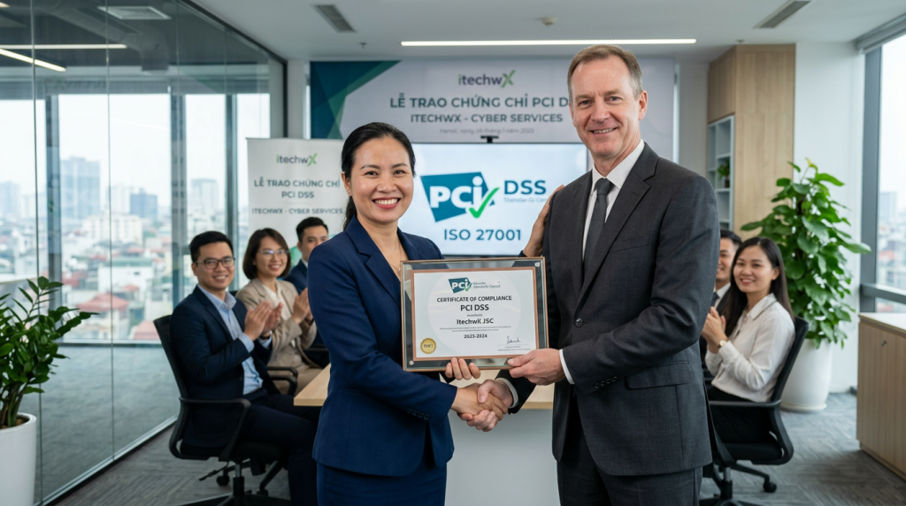 Chứng chỉ PCI DSS: Dấu mốc chiến lược bảo mật của ItechwX cùng Cyber Services