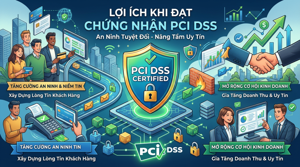 Lợi ích khi đạt chứng nhận PCI DSS