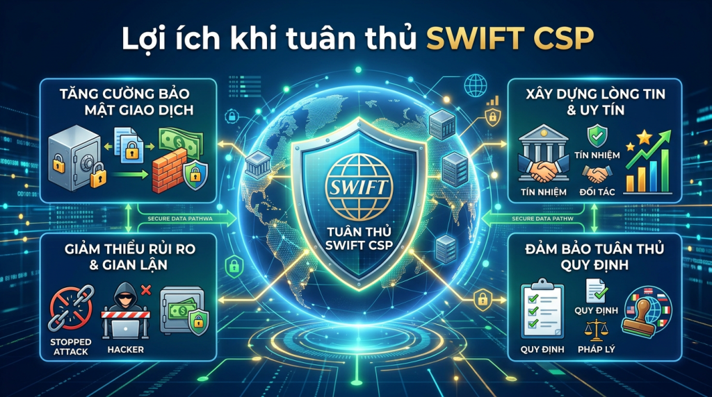 Lợi ích khi tuân thủ SWIFT CSP