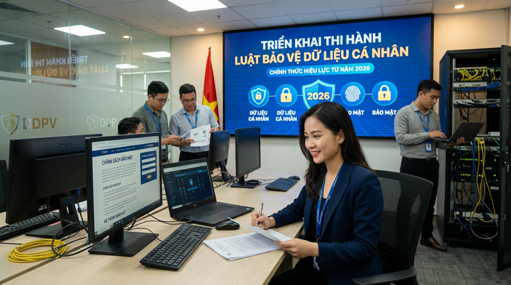 Năm 2026 triển khai thi hành Luật Bảo vệ dữ liệu cá nhân