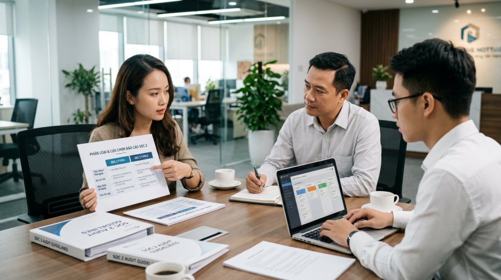 Phân loại và lựa chọn báo cáo SOC 2
