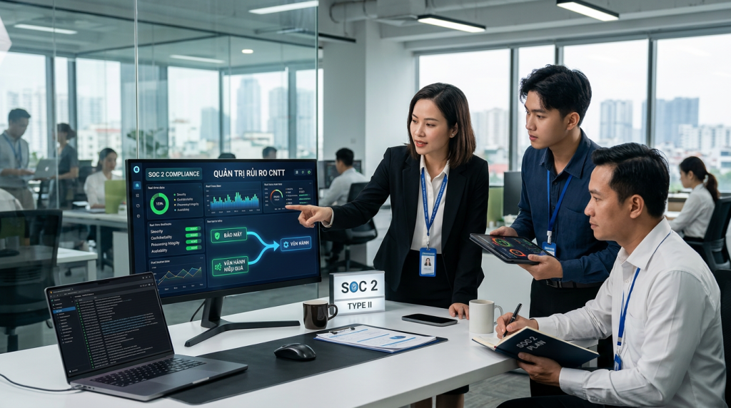 SOC 2 và quản trị rủi ro CNTT: Kết hợp bảo mật và vận hành hiệu quả